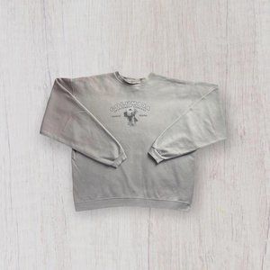 Cream 90s Columbia Sweatshirt